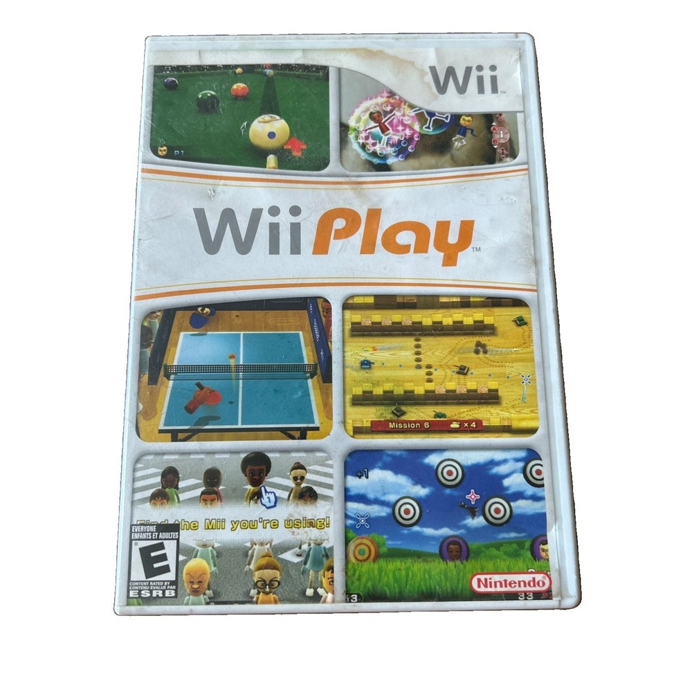 Wii Play Nintendo Wii 2007 Action Sports Game Complete With Manual